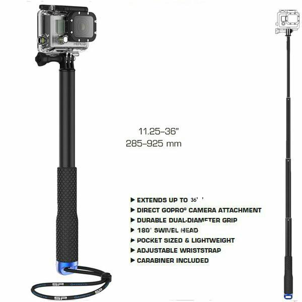 36 ' pole Selfie Stick gopro Monopod Pole for gopro SJCAM Xiaoyi