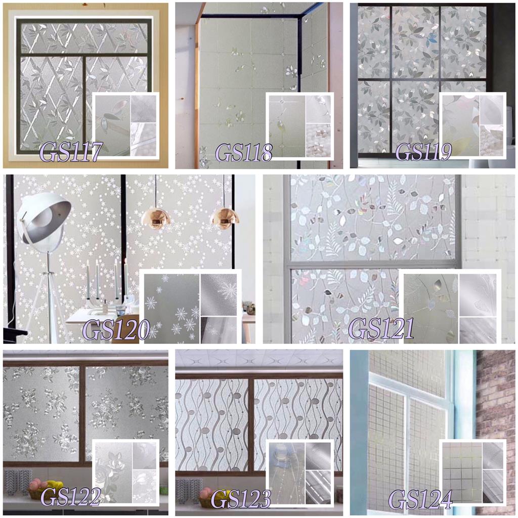 3d Self Adhesive Window Glass Film Sticker Home Deco Multi Design