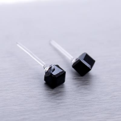 Black Ice Cube Plastic Earrings End 10 16 2019 5 15 Am Black Ice Cube Plastic Earrings
