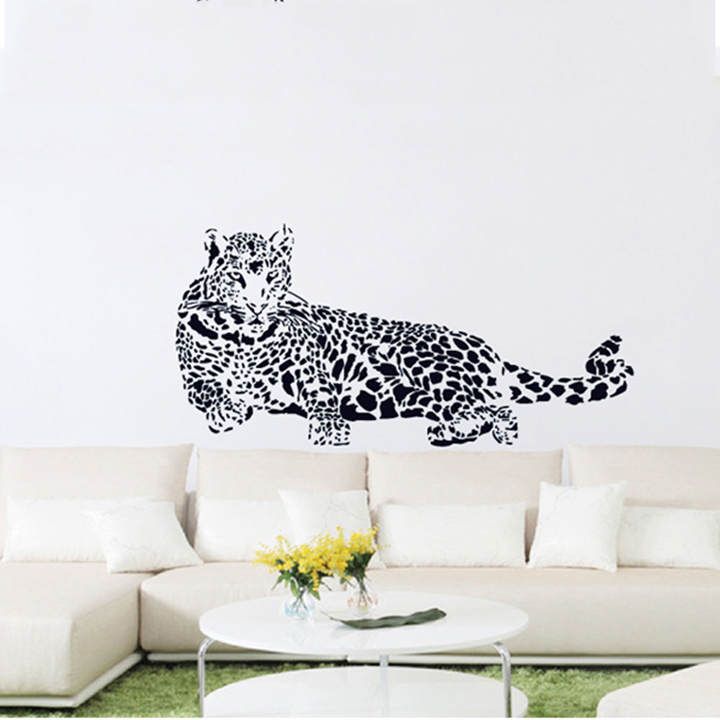 Leopard Wall Stickers Home Decor End 12 18 2018 3 39 Am Leopard Wall Stickers Home Decor Removable Living Room Animal