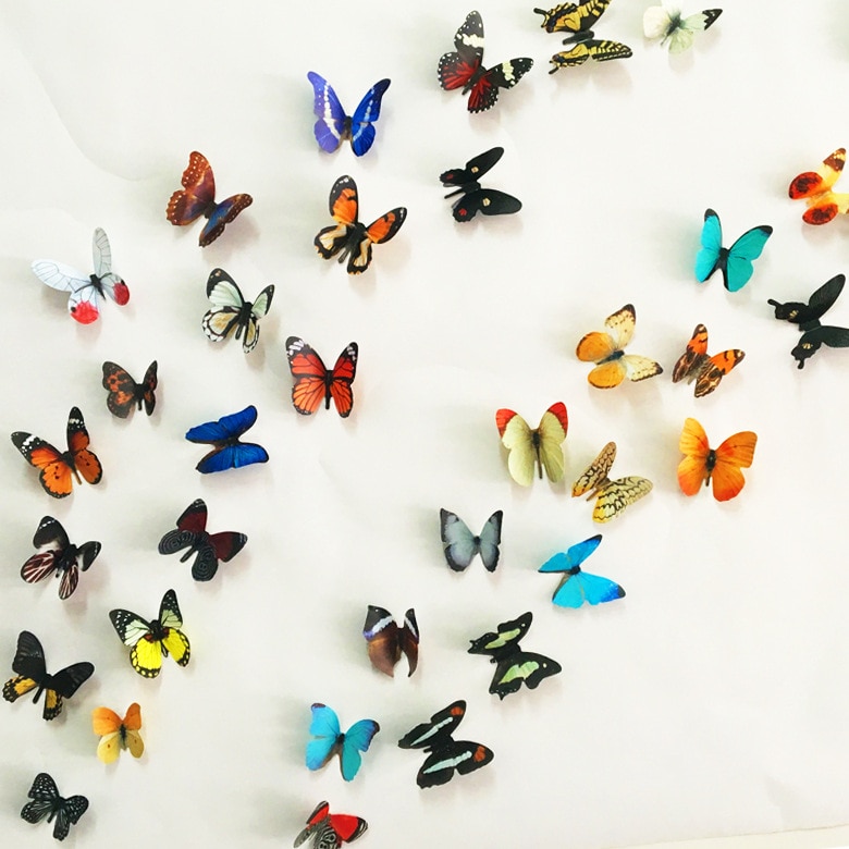 3d pvc butterfly wall stickers home (end 3/12/2019 2:20 pm)