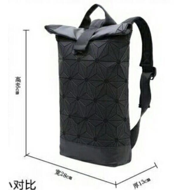 3D Roll Top Backpack Travel Sport Fashion Men Women Bag