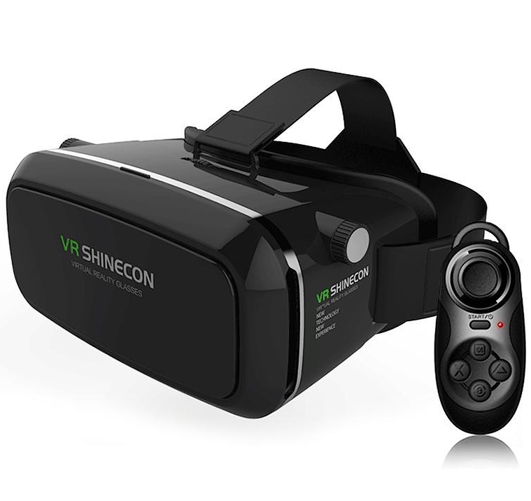 3D VR Glasses + Bluetooth Controller