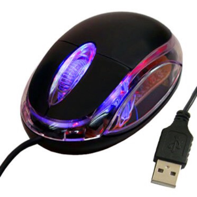 3D Wired Optical USB Mouse With Scroll Wheel