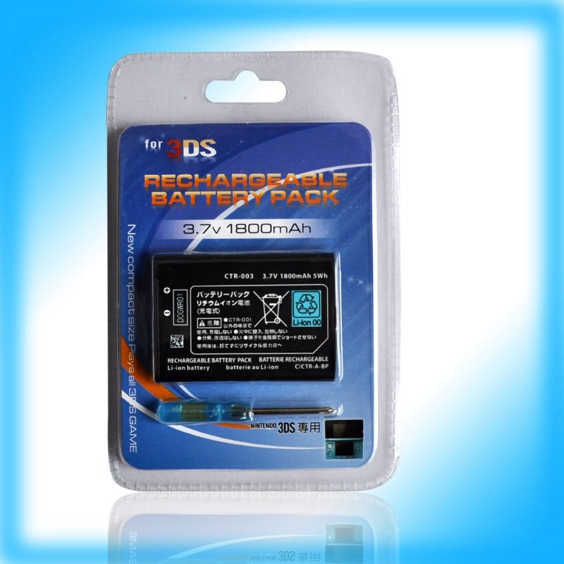 3DS Replacement Battery 1800Mah
