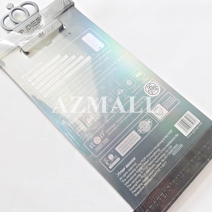 (3in1) ITOP 360 Full Body Cover 7D Nano Glass Apple iPhone X XS (5.8")