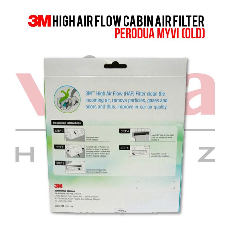 3M Cabin Air Filter for Perodua Myvi (end 2/28/2018 2:15 PM)