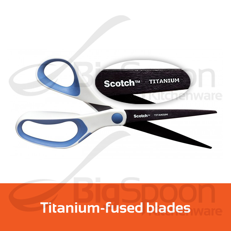 3M SCOTCH 1458TU-MIX Precision Ultra Edge Scissors Titanium Sharp