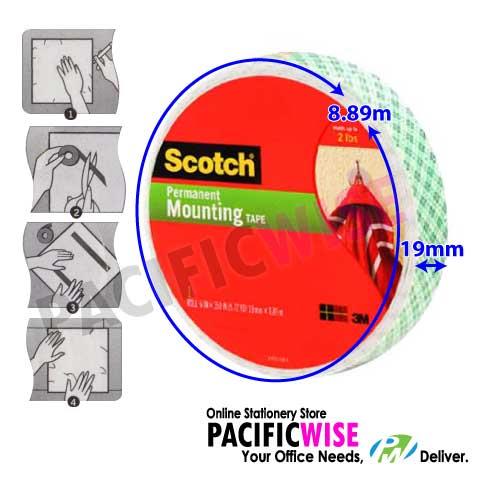 permanent mounting tape