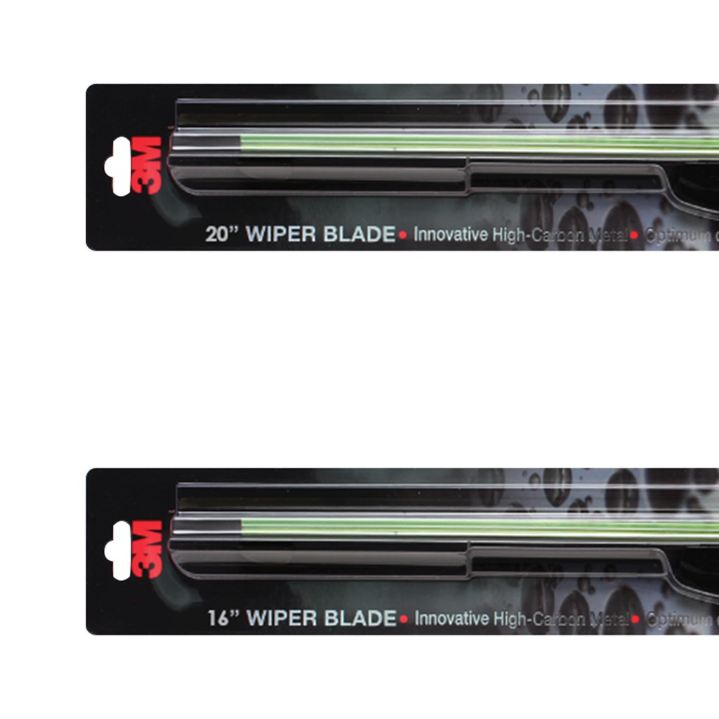 3M Wiper Blades UV Resistant Rubber - Perodua Myvi (20 &quot;/16 &quot;)