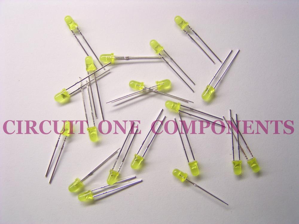 3mm LED Yellow Color - Each