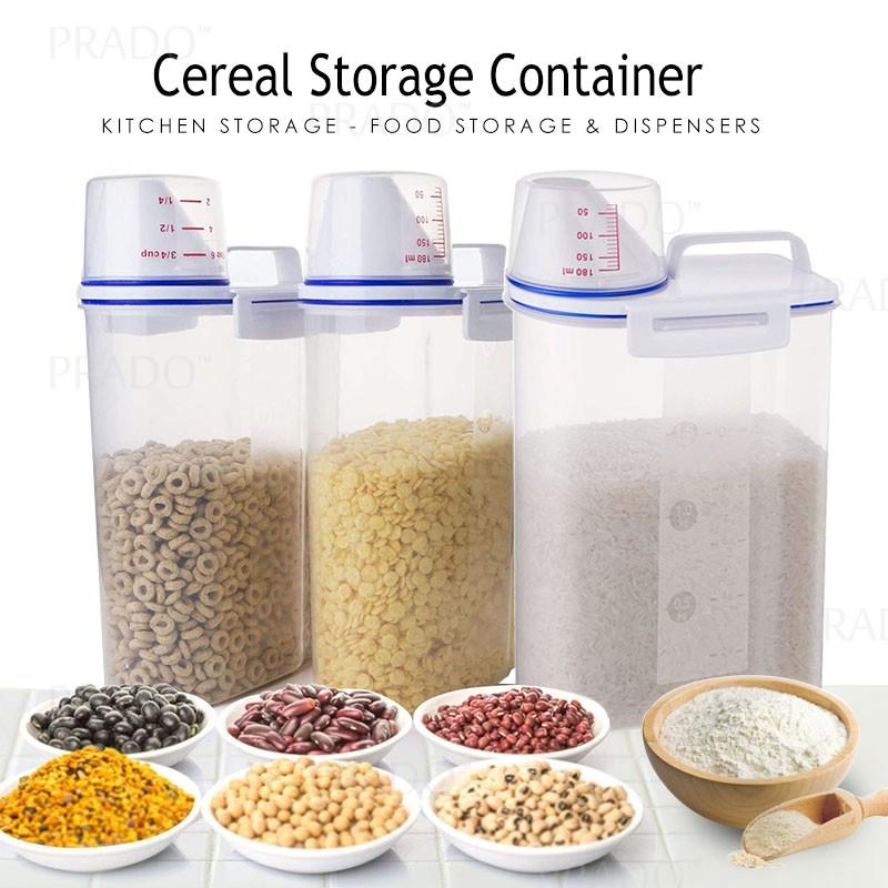 3pcs 2 5kg Airtight 100 Sealed Rice Bean Cereal Storage Container