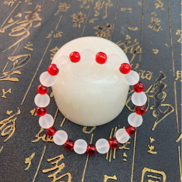3PCS Simple Dual Colors Design Beads Bracelet for Men and Women Bangle