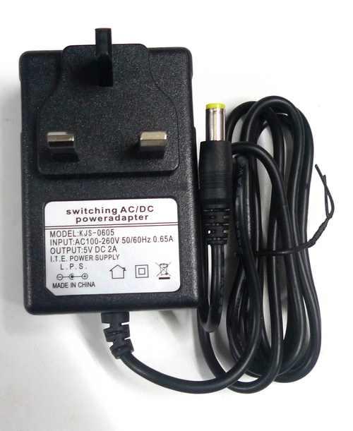 3pin Wall AC Power Adapter Charger DC 5V 2A 5.5mm CCTV supply