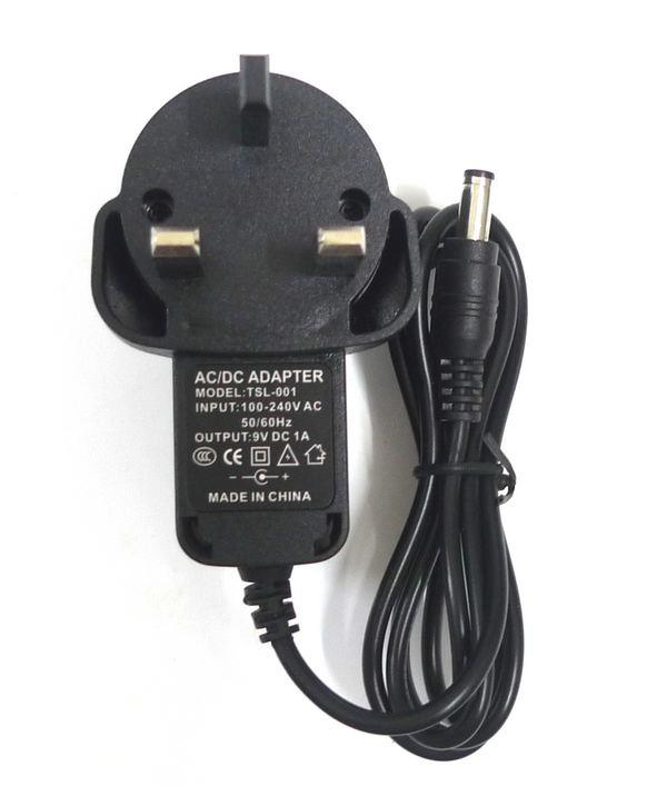 3pin Wall AC Power Adapter Charger DC 9V 1A