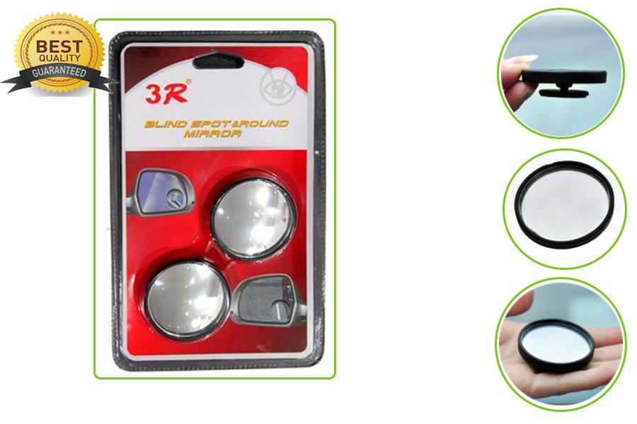 3R Blind Spot And Round Mirror 2pcs