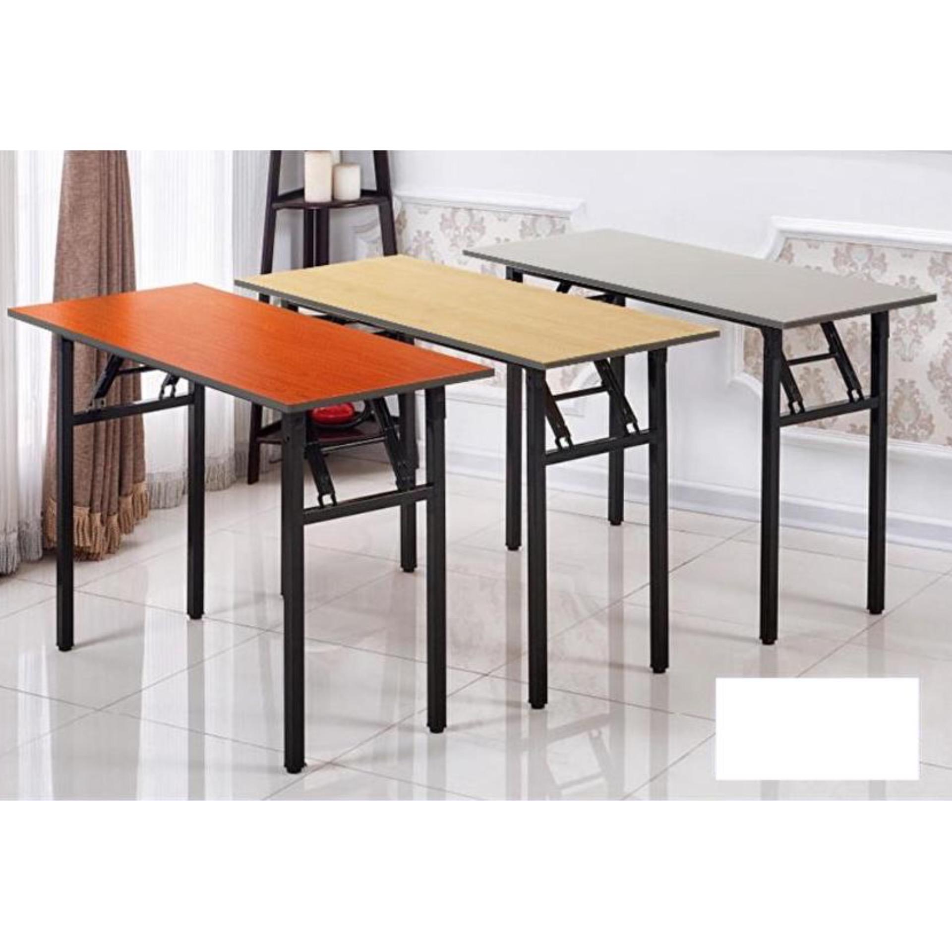 4 Feet Foldable Banquet Table With Thick Top Writing Desk Office