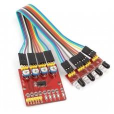 4-Way Infrared TracKing Module / Transmission Line Modules for Arduino