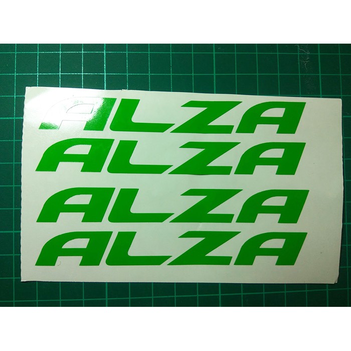 4 Pcs Perodua Alza Car Door Handle Stickers Decal Vinyl Waterproof