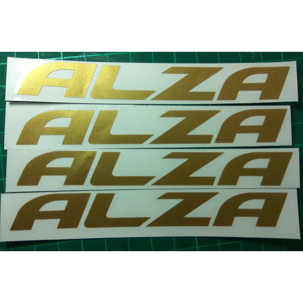4 Pcs Perodua Alza Car Door Handle Stickers Decal Vinyl Waterproof