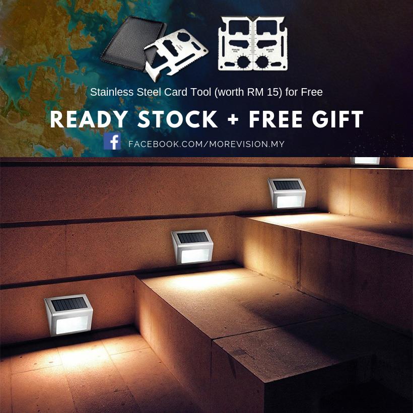 4 Pcs Solar Led Outdoor Lighting St End 9 29 2019 10 52 Am 4 Pcs Solar Led Outdoor Lighting Staircase Light Waterproof Auto On