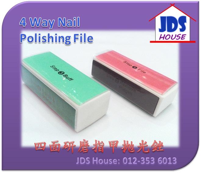 4 Ways Nail Polish Manicure Sanding Polishing Buffer Block File