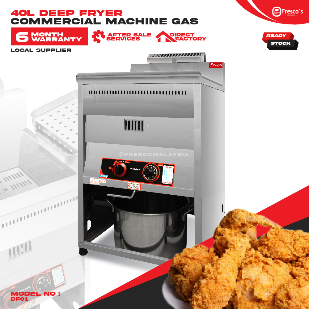 40L Deep Fryer Commercial Machine Gas