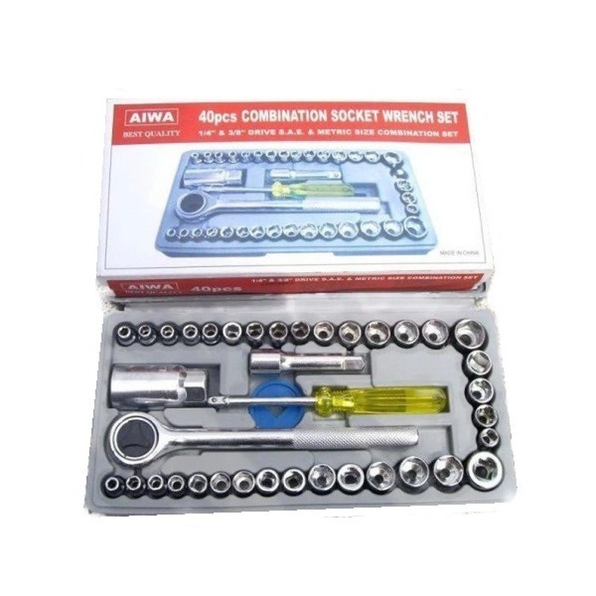 40pcs Combination Socket Or Automobile  &amp; Motorcycle Tool Sets