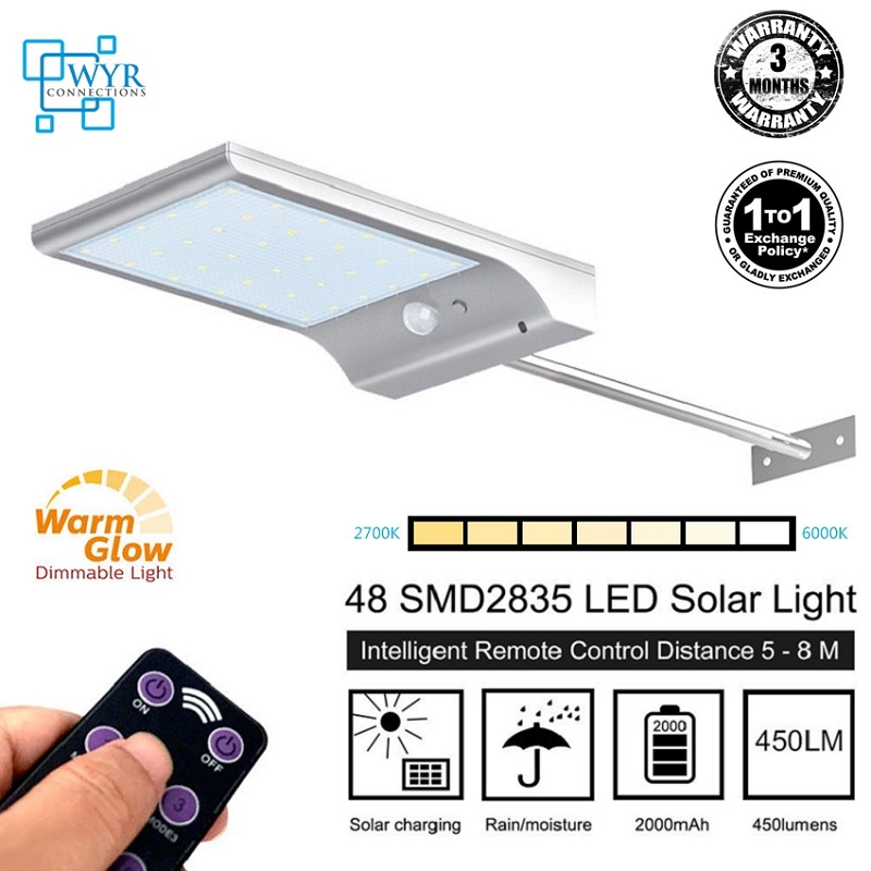 48 Led Wireless Waterproof Solar Moti End 7 4 2020 47 Pm 48 Led Wireless Waterproof Solar Motion Sensor Lights Outdoor With Rem