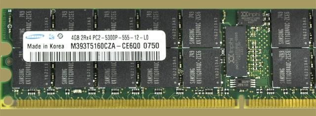 4GB ECC REG PC2-5300P 5300 667MHZ DDR2 SERVER RAM (DELL,HP,IBM)