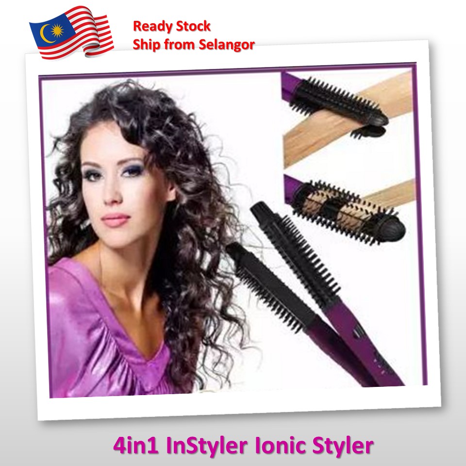 ionic styler ceramic hot brush