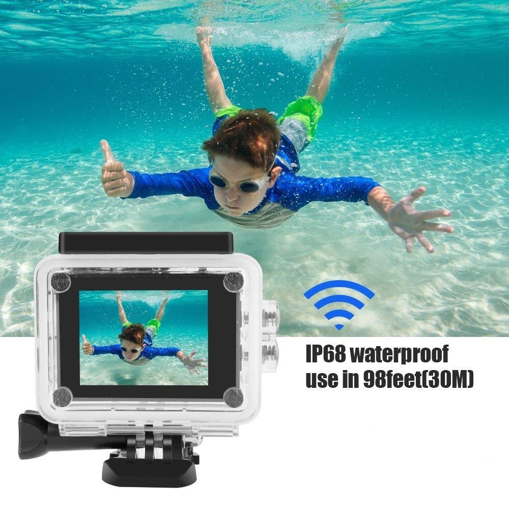 4K Ultra HD 30M Waterproof Sports WiFi Action Camera DV DVR 2.0 &quot; SJ8000