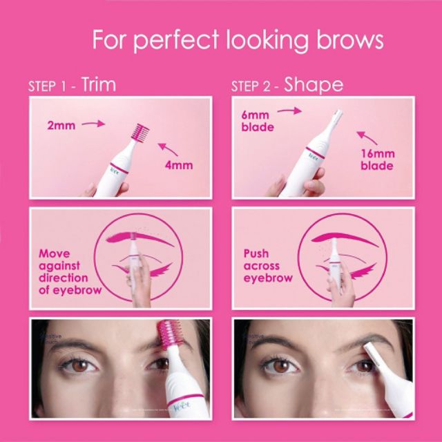 5 in 1 Electric eyebrow trimmer women face hair removal shaving mower tools