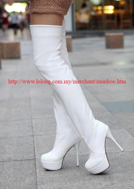 white 5 inch heels