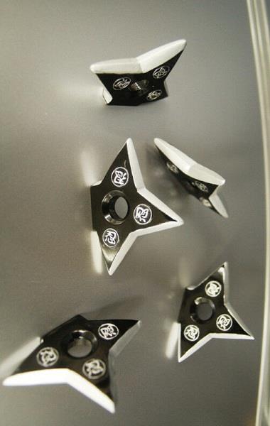 5 Shuriken Throwing Star Resin 3D Fridge Magnet Japan Collection Gifts