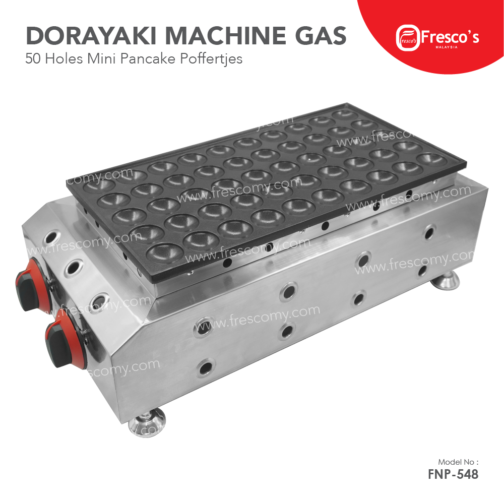 50 Holes Dorayaki Machine Gas