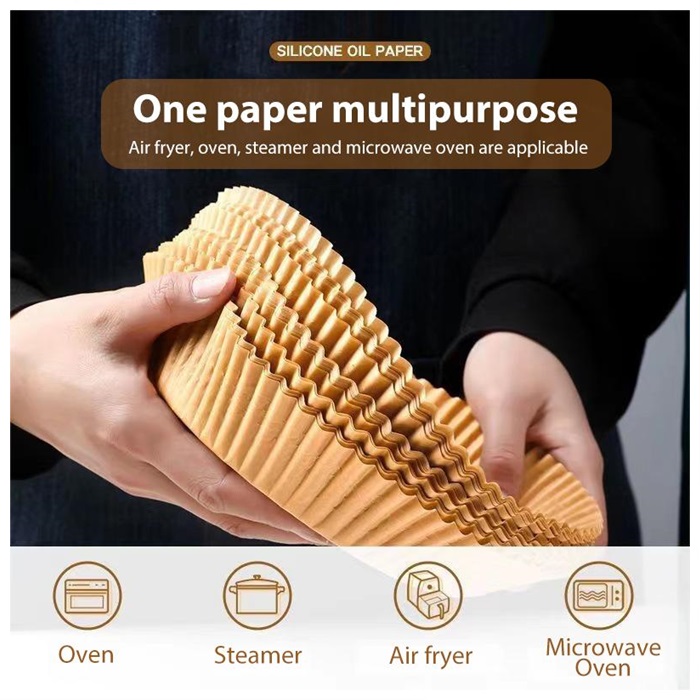 50pcs Air Fryer Disposable Paper Liner, Air Fryer Liners