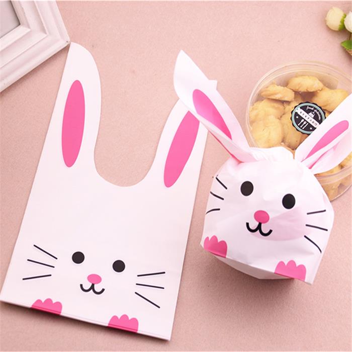 50pcs Cute Cartoon Long Ear Cookie Ca End 1 5 2020 15 Pm 50pcs Cute Cartoon Long Ear Cookie Candy Plastic Party Gift Bag Large