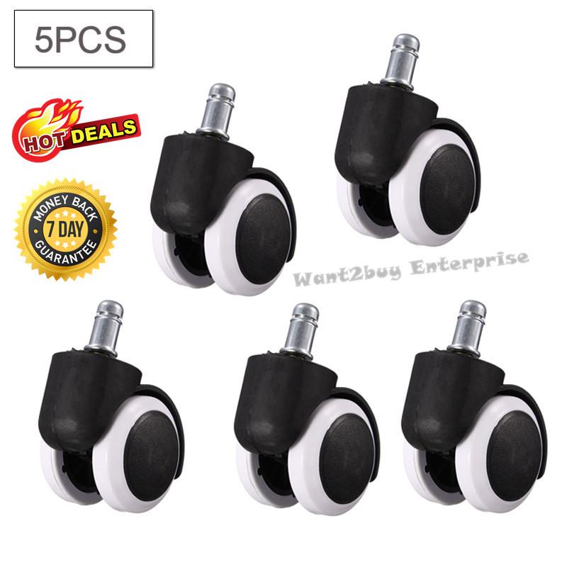 5pcs 2 Inch 50mm Office Chair Wheel End 10 20 2019 15 Am 5pcs 2 Inch 50mm Office Chair Wheel Caster Roller Swivel Rubber W
