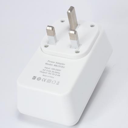 (5V/2.4A) ORIGINAL budi M8J313U 12W USB-C Timer Home Charger Socket