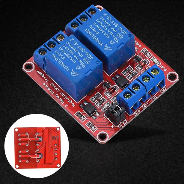 5V 2 CHANNEL RELAY MODULE FOR ARDUINO