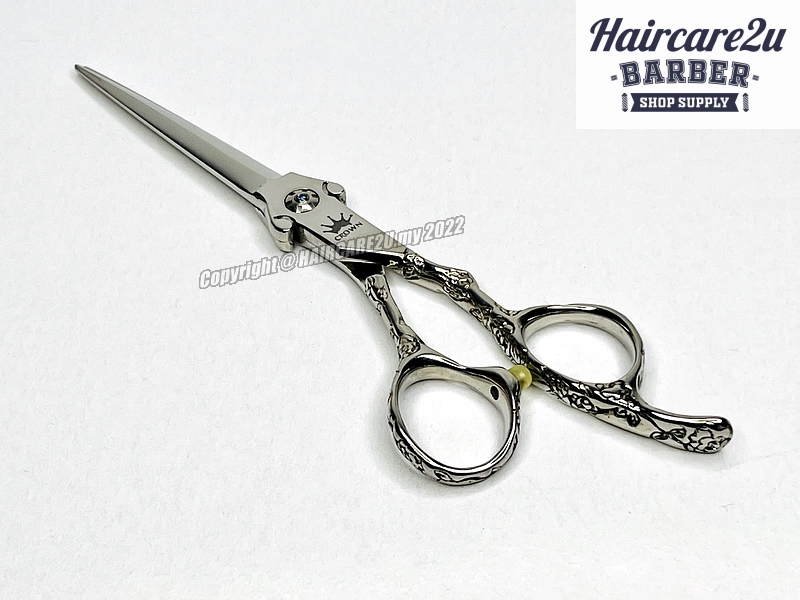 6.0&quot; Crown Royal Hairdressing TDB2-60 Scissor &amp; TDB2-630 Thinning