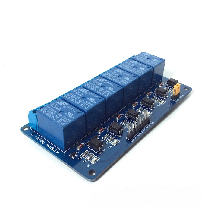 6 Channel Relay Module With Opto-Isolator (5V)