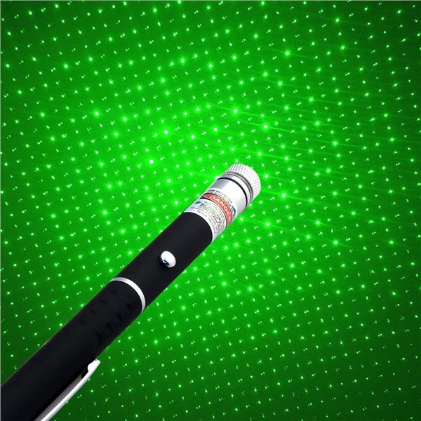 (6 sets) Star Cap High Power Laser Pointer Pen 2in1 5mw Powerful Laser