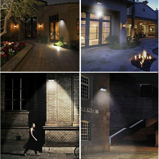 60 Led Wireless Solar Motion Sensor Lights Outdoor With Remote Control