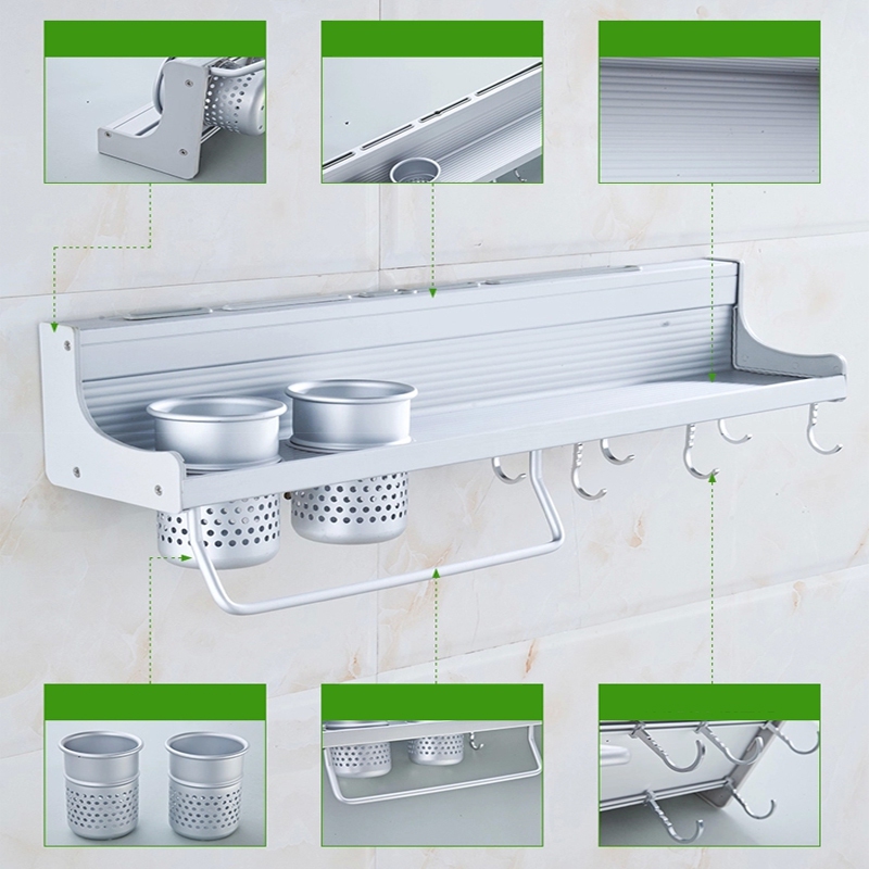 60cm Aluminium Kitchen Storage Rack End 10 17 2020 9 47 Pm 60cm Aluminium Kitchen Storage Rack Knife Rest Wall Mounted Shelves Sh