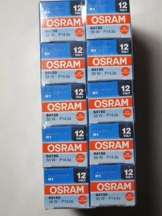 64150 OSRAM H1 55W 12V HALOGEN BULB