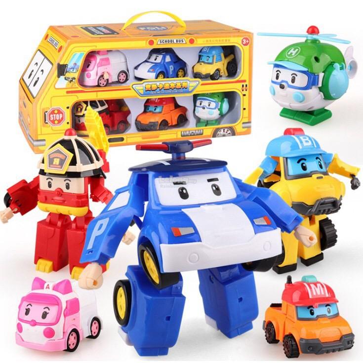 6in1 Robocar Poli Transformation Robot Car Toy Set Rainbowc 202027188 2019 03 Sale P