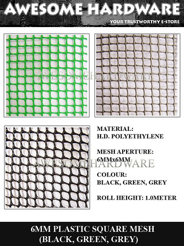 6MM PLASTIC MESH PVC MESH NETTING P (end 7/20/2018 11:27 PM)