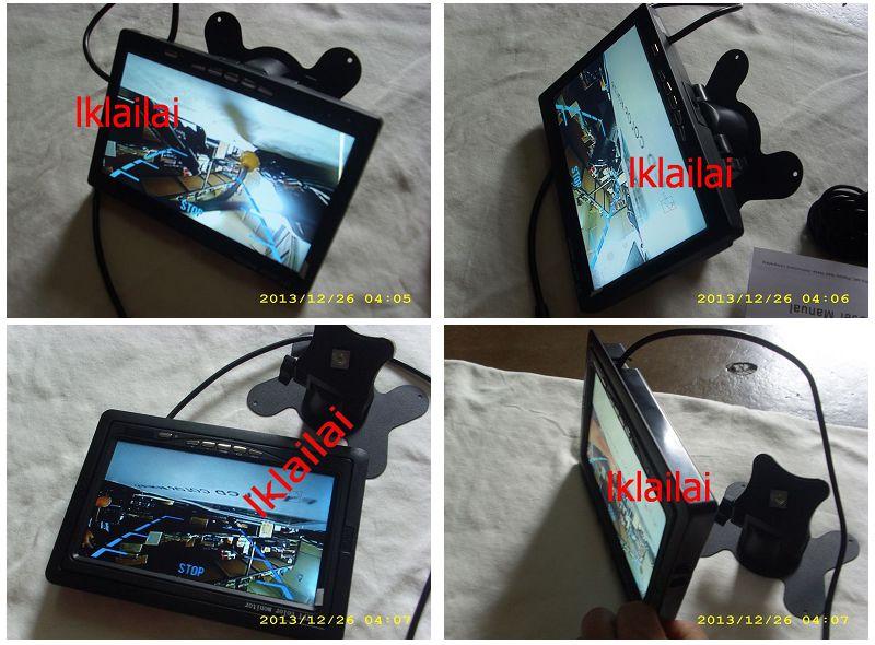 7 Inch LCD monitor w Stand + Reverse Camera